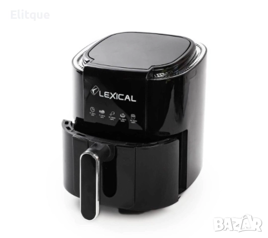 Фритюрник с горещ въздух Lexical Airfryer LAF-3011-1/2 1200W 3.5L бял/черен, снимка 3 - Други - 52869413