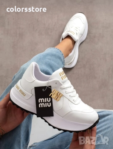 Дамски маратонки MiuMiu/BR100de, снимка 2 - Маратонки - 51937065