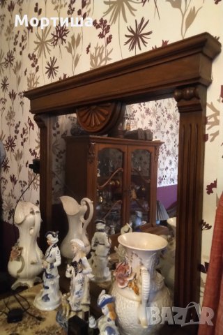 Ретро ракла с великолепно огледало масивно дърво намаление , снимка 6 - Скринове - 29387052