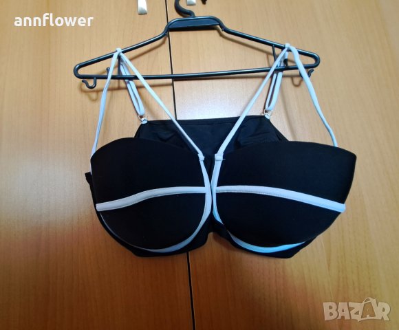 Голям бански черно и бяло, снимка 3 - Бански костюми - 33579131