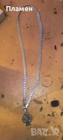 Сребърният синджир е с медальон или кръст, снимка 18 - Колиета, медальони, синджири - 51937837