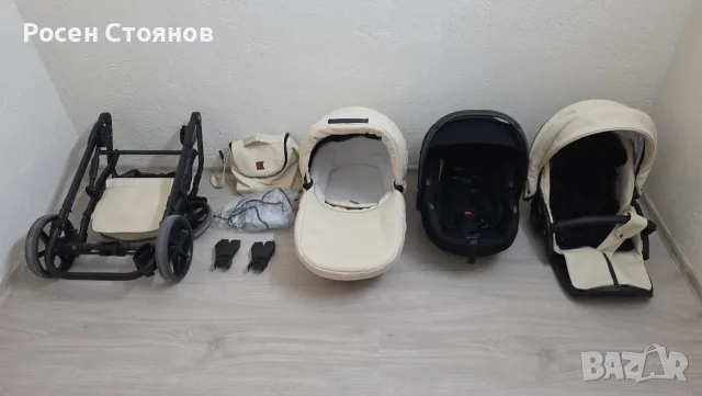 Бебешка количка 3в1, снимка 4 - За бебешки колички - 56456607