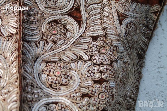 Богато украсен ръкав от носия сребърна сърма, снимка 11 - Антикварни и старинни предмети - 40834434