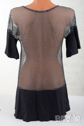 Плажна мрежеста туника в черно марка Marko - S, снимка 3 - Туники - 31410998