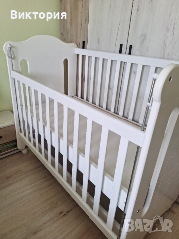 Кошара с колелца 60х120, бяла, снимка 7 - Кошарки - 54003627