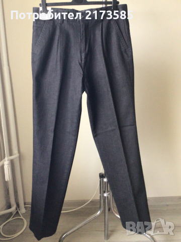 Мъжки спортно-елегантен дънков панталон, снимка 3 - Панталони - 44672314