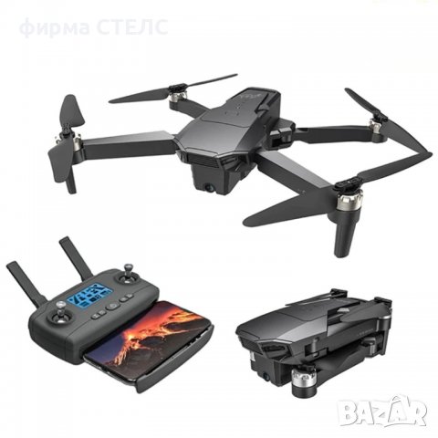 Дрон STELS KF107, 5G GPS, Камера 4K HD, WiFi, Черен, снимка 10 - Дронове и аксесоари - 40238669