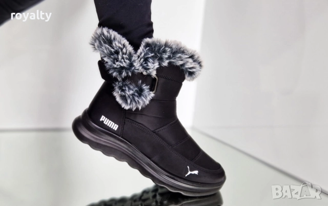 Пума Зимни Дамски Апрески С Пух