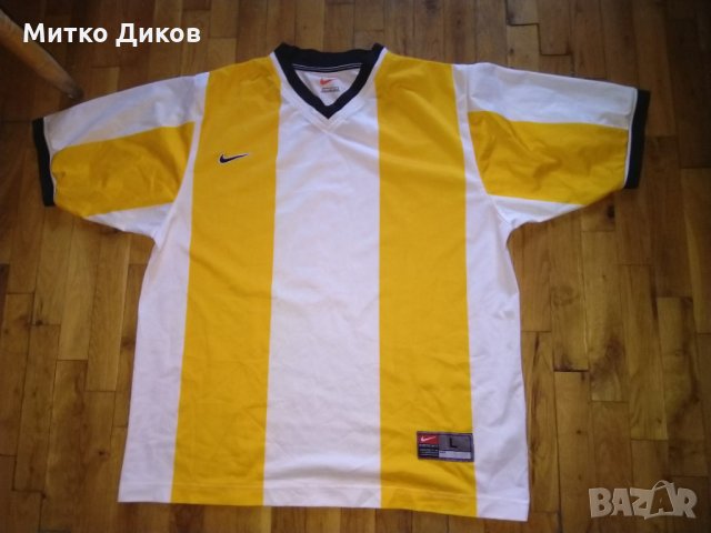 Футболна тениска маркова на Найк винтидж от 90-те години размер ХЛ, снимка 1 - Футбол - 34899796