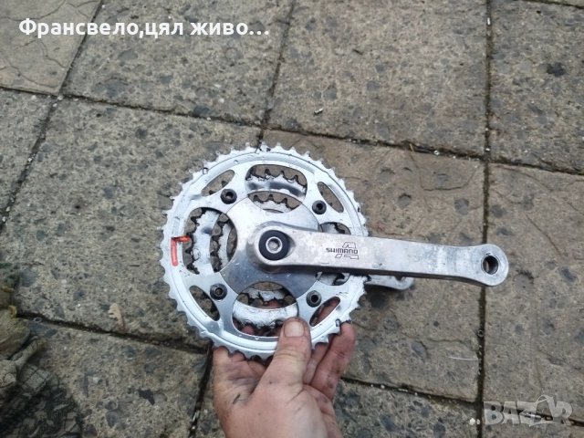 Курбел със средно движение за велосипед колело Shimano fc m 18