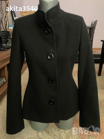 Късо черно палто Andrews, снимка 4 - Палта, манта - 37808188