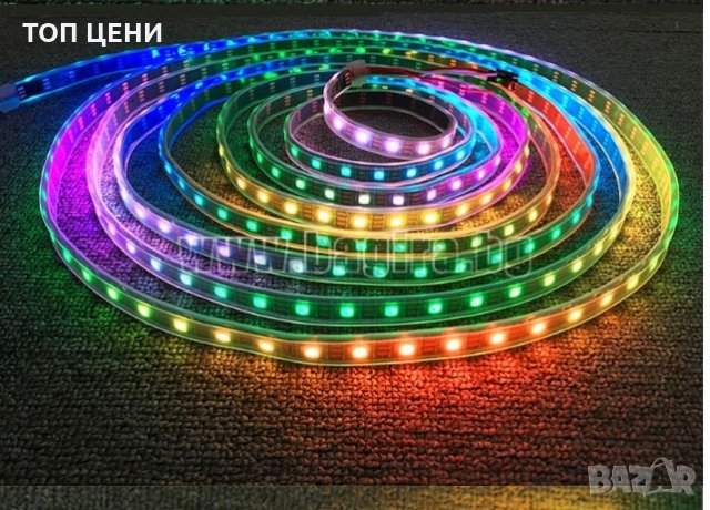 Лента с RGB лед диоди 5 м. , снимка 1