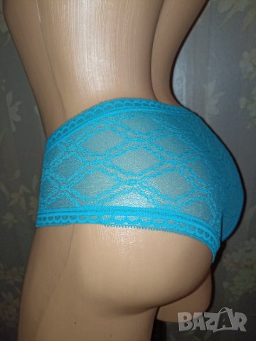 Passionata S, M- Тюркоазени бикини от дантела , снимка 1