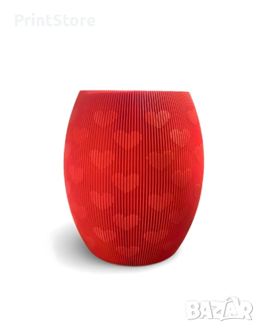 Декоративна ваза за изкуствени цветя.Подарък за Свети Валентин., снимка 3 - Декорация за дома - 53287041