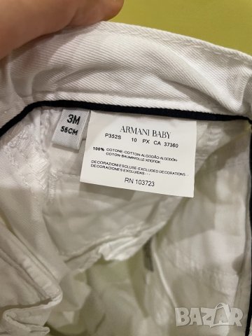 ARMANI BABY нови дънки 3м размер, снимка 6 - Панталони и долнища за бебе - 33698742
