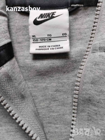 Nike Y NSW TECH FLC FZ HOODIE - страхотно юношеско горнище 158-170см. КАТО НОВО, снимка 7 - Детски анцузи и суичери - 52471014