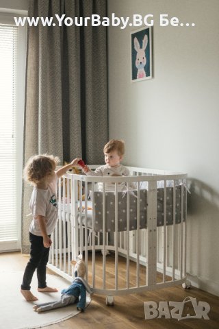 ТОП Детско Легло Кошара Смарт 7в1 с Матрак  Сива, снимка 17 - Кошарки - 37407572