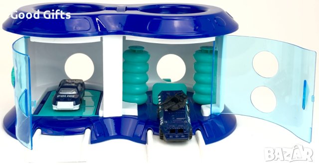 Детска автомивка с изстрелвачка и 3 коли, снимка 4 - Коли, камиони, мотори, писти - 42887164