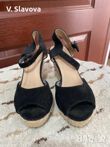 Летни сандали с платформа , снимка 2 - Сандали - 52442376