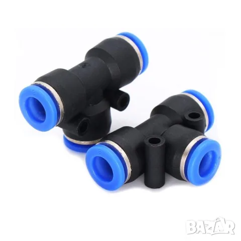 T-образна бърза връзка Ø12–10–12 mm, снимка 2 - Аксесоари и консумативи - 55867369
