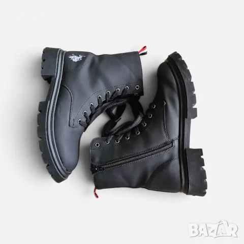Черни боти U.S. Polo Assn., снимка 2 - Дамски боти - 56105907