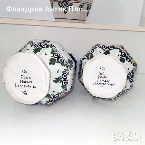 Сет вази "Delft polychrome" , снимка 5 - Вази - 33774320