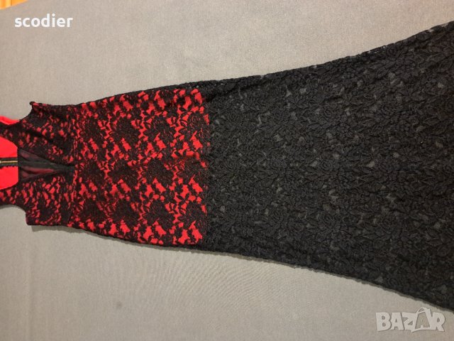 Дълга дантелена рокла -S, снимка 2 - Рокли - 39961850