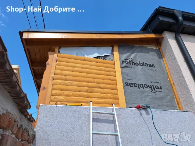 Дървени Навеси Перголи Покриви/ Продажба и боядисване на Ламперия, снимка 14 - Бояджийски услуги - 55779154