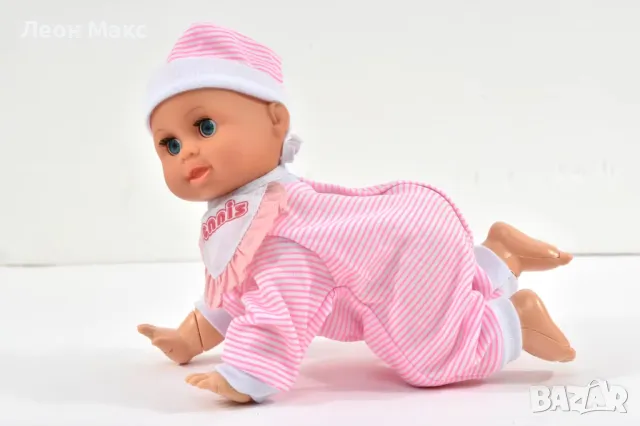 Пълзящо бебе кукла със звук , снимка 10 - Кукли - 47802167