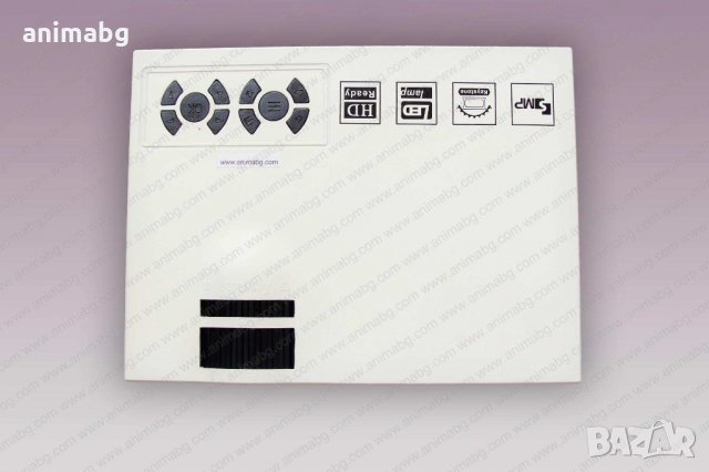 ANIMABG Мултимедиен HD LED проектор с WiFi, снимка 2 - Плейъри, домашно кино, прожектори - 31856744