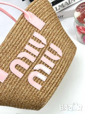 плажни чанти miu miu 43х21см, снимка 7 - Чанти - 50417226