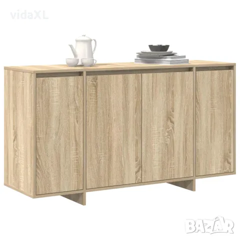 vidaXL Служебен шкаф Сонома дъб 135 x 41 x 75 см Инженерна дървесина, снимка 3 - Бюфети - 56147070