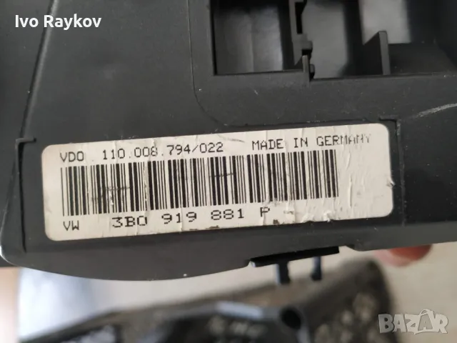 илометраж Vw Passat 3B1 919 881P . 3B0919881P, снимка 3 - Части - 47589090