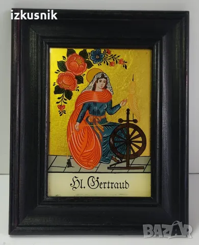 Рисувана икона от манастира Нивел