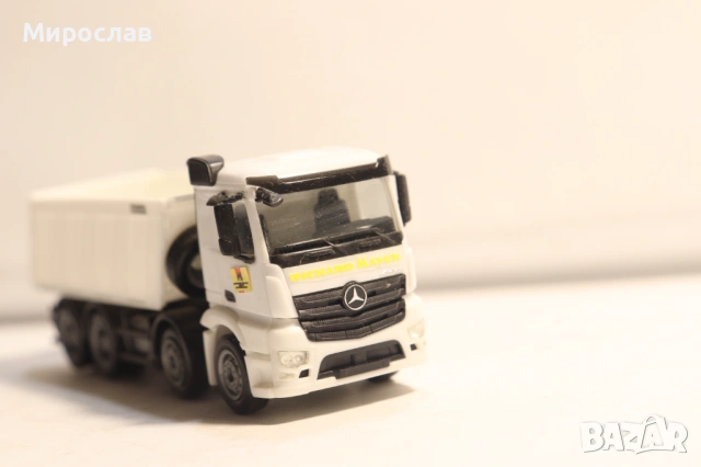 HERPA H0 1/87 MERCEDES BENZ ANTOS САМОСВАЛ КАМИОН МОДЕЛ, снимка 7 - Колекции - 54350958