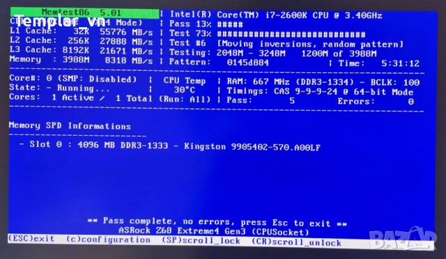 Kingston Hyper X FURY 2x4 DDR3 1600 898 // Hyper X BLU 4GB 1333, снимка 6 - RAM памет - 52579117