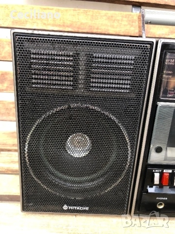 Радиокасетофон HITACHI TRK-9300W, снимка 6 - Радиокасетофони, транзистори - 53171025