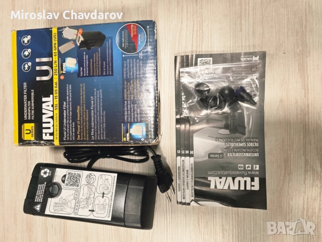 Вътрешен филтър Fluval U1, снимка 3 - Оборудване за аквариуми - 52902272