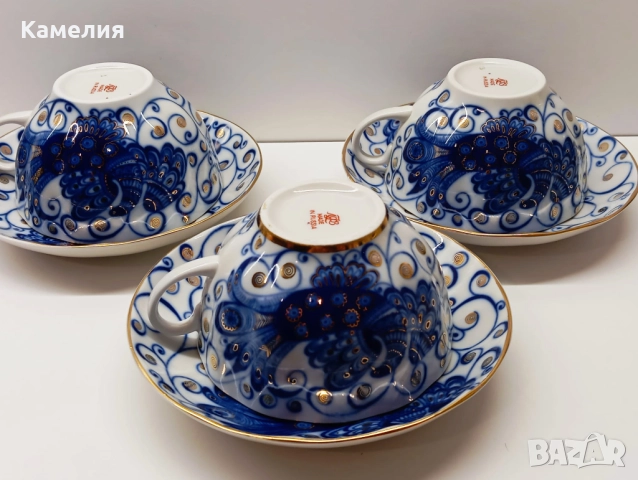 Руски порцелан , снимка 5 - Чаши - 52225872