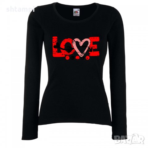 Дамска тениска Love Grunge 1, снимка 2 - Тениски - 35552187