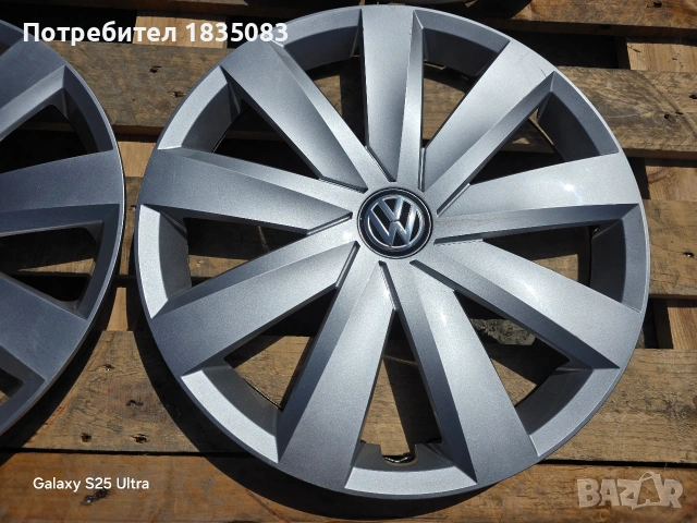 Оригинални тасове VW 16 цола, снимка 4 - Аксесоари и консумативи - 54247255