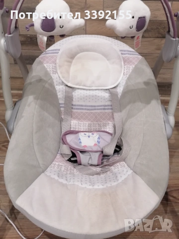 Електрическа бебешка люлка, At Performance, Със 7 песни, 3 естествени звука, 2 позиции за регулиране, снимка 7 - Други - 54033746