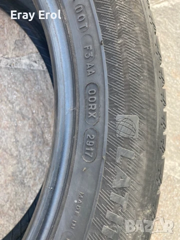 2бр - 255 45 20 - Michelin - 2017 - 6мм, снимка 4 - Гуми и джанти - 50889539