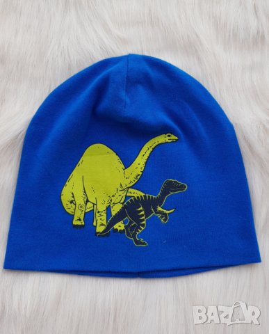 Детска шапка Динозаври 5-7 години пролет/есен