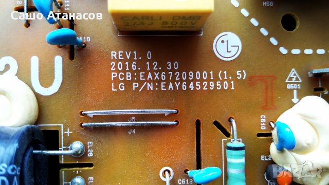 LG 43UK6200PLA със счупена матрица ,LGP43DJ-17U1 ,EAX67872805(1.1) ,TWCM-K305D ,HC430DGG-SLWL1-A111, снимка 9 - Части и Платки - 31931823