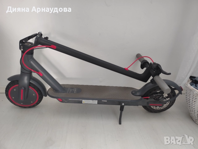 Електрическа тротинетка AOVO M365 Pro ES80, 350W, Двойна спирачка, 35KM+, Bluetooth Приложение, Сив