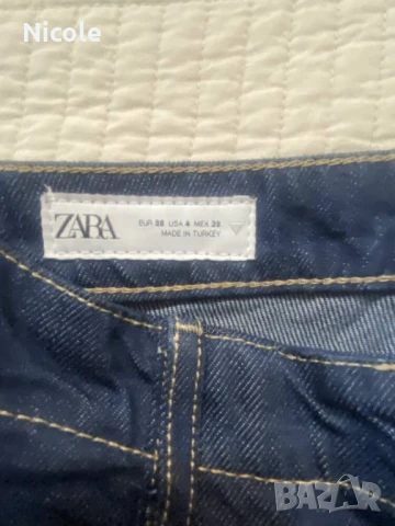 Дънки Zara, нови 36 размер, снимка 6 - Дънки - 50866237