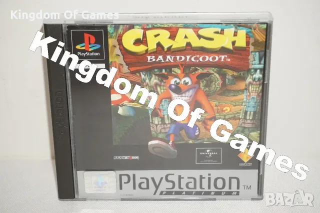 Игра за PS1 Crash Bandicoot Platinum ТЕСТВАНА И РАБОТЕЩА