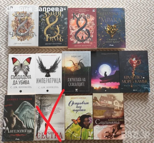 Книги: Романи, Фентъзи и др.