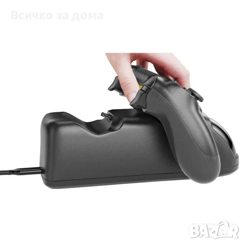 Докинг станция за зареждане на два PS4 контролера, снимка 2 - Аксесоари - 55720672